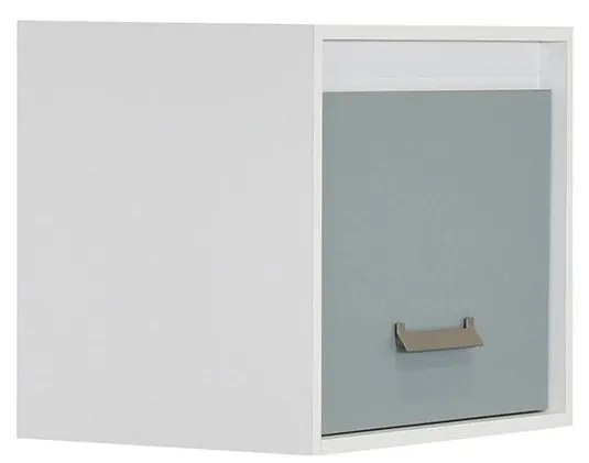 MATIS Ράφι επιτοίχιο Kinder 1V Λευκό Μπλε Matis643819