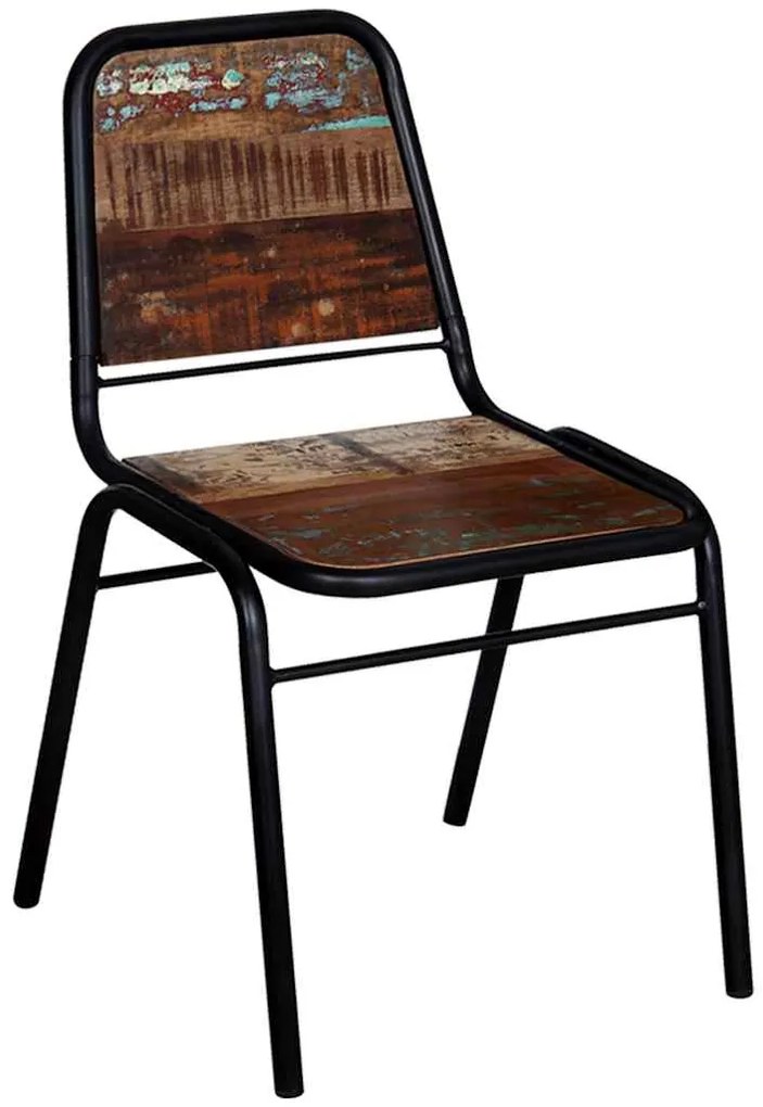 vidaXL Καρέκλες Τραπεζαρίας 4 Τεμαχίων από Μασίφ Ανακυκλωμένο Ξύλο