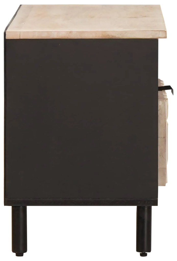 vidaXL Ντουλάπι TV Λευκό Φινίρισμα Καθαρισμού 80 x 33,5 x 46 εκ.