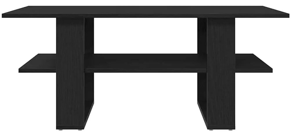 vidaXL Τραπεζάκι σαλονιού Μαύρη δρυς 102 x 55 x 42 cm