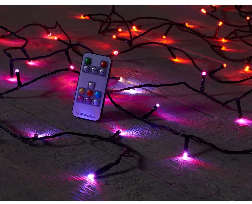 ΦΩΤΑΚΙΑ RAINBOW RGB 120 LED 7 COLORS-12 FUNCTIONS  (12M)