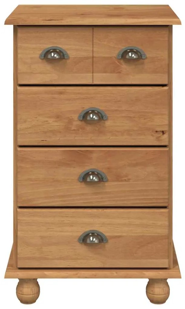 vidaXL Συρταριέρα ASKIM Καφέ 45,8 x 40 x 79 εκ. Στερεά ξυλεία πεύκου