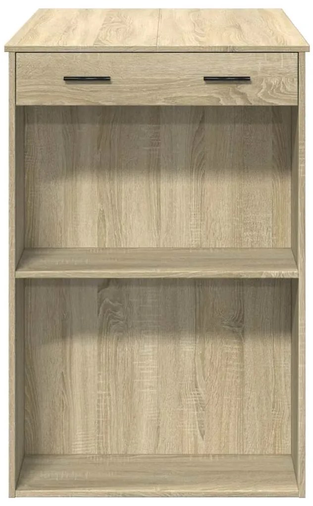 vidaXL Τραπέζι Μπαρ Sonoma Δρυς 102x70x103,5 εκ. Επεξεργ. Ξύλο