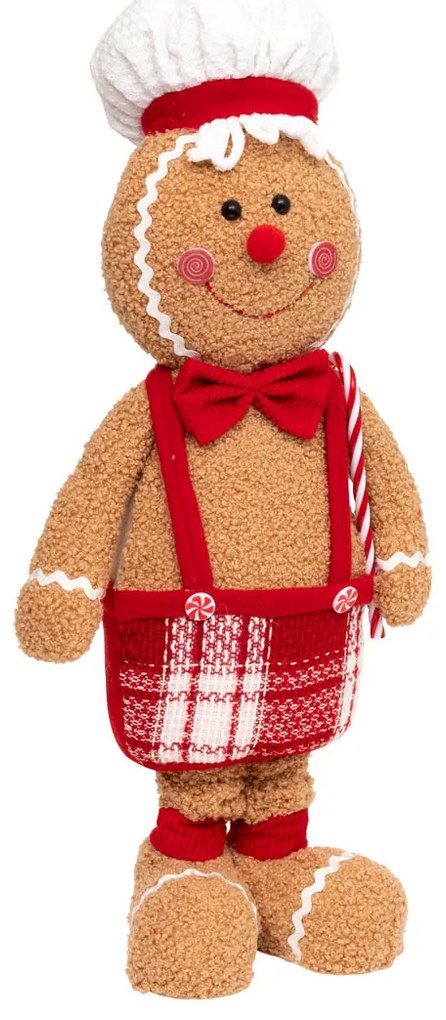 Χριστουγεννιάτικο Λούτρινο (23x13x61) A-S Gingerbread Boy 208409