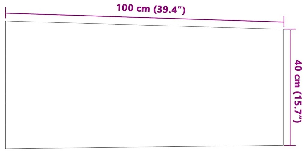 ΠΙΝΑΚΑΣ ΕΠΙΤΟΙΧΙΟΣ ΜΑΓΝΗΤΙΚΟΣ ΜΑΥΡΟΣ 100 X 40 ΕΚ. ΨΗΜΕΝΟ ΓΥΑΛΙ 4008610