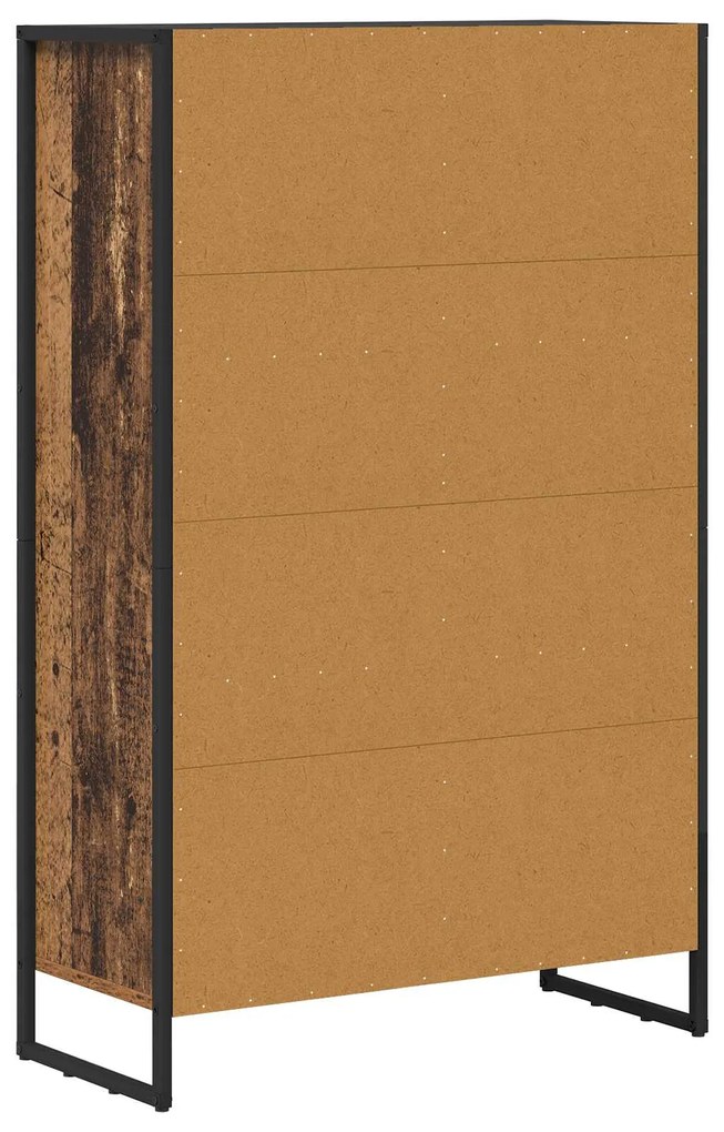 vidaXL Βιβλιοθήκη Παλιό Ξύλο 99.5 x 30 x 108.5 εκ Επεξεργασμένο ξύλο