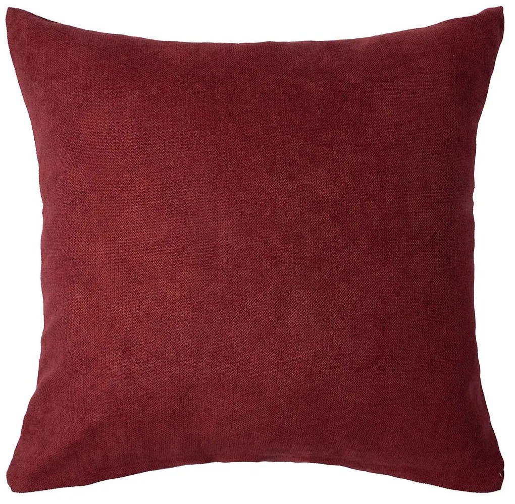 Διακοσμητική Μαξιλαροθήκη (45x45) Silk Fashion A802 Μπορντώ
