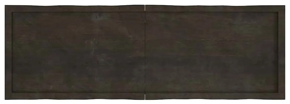 vidaXL Επιφ Τραπεζιού Αν Καφέ 160x50x(2-4)εκ.Ακατέργ. Μασίφ Ξύλο Δρυός