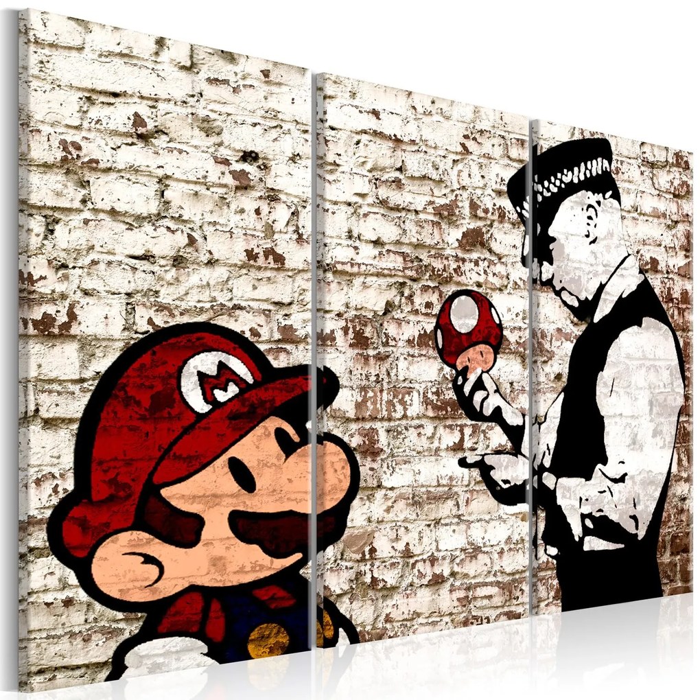 Πίνακας - Mario Bros: Torn Wall 120x80