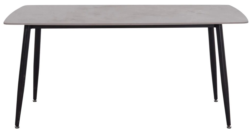 Τραπέζι RAVEN ΙΙ Κεραμικό TOP με Όψη Γκρί Μάρμαρο 160x80x74Υεκ. 160x80x74 εκ.