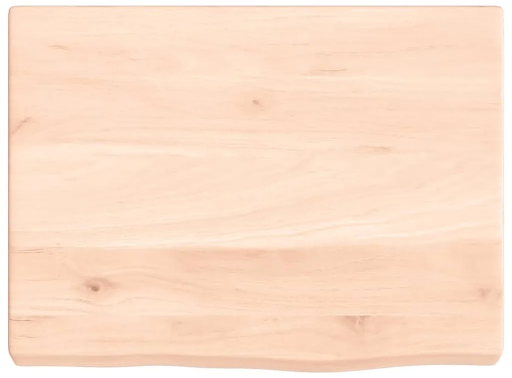 vidaXL Ράφι Τοίχου 40x30x(2-4) εκ. από Ακατέργαστο Μασίφ Ξύλο Δρυός