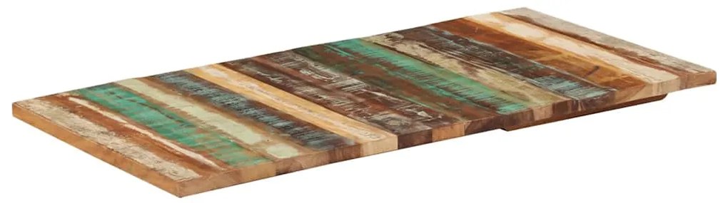 vidaXL Επιφάνεια Τραπεζιού Ορθ. 60x120 εκ 25-27 χιλ Μασίφ Ανακ. Ξύλο
