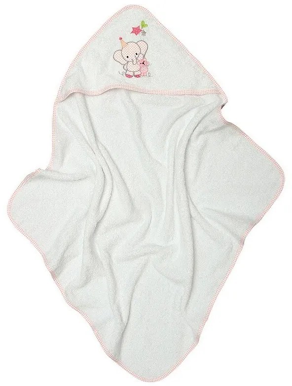 Κάπα κεντητή Elephant Pink 75x75