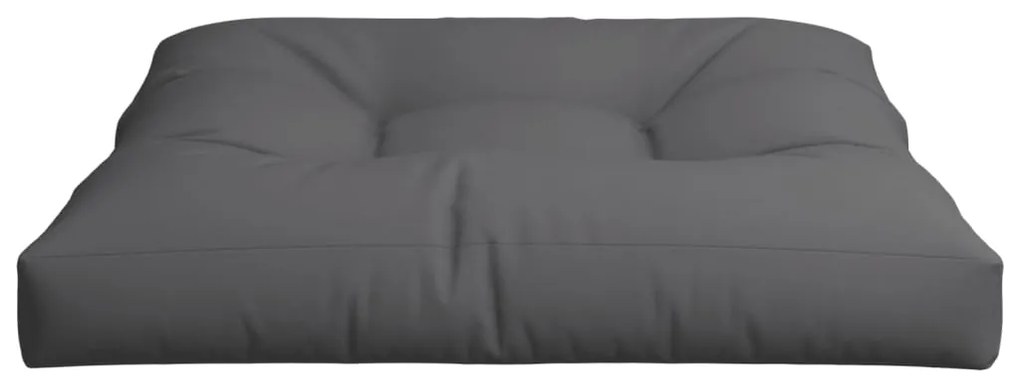vidaXL Μαξιλάρι Παλέτας Ανθρακί 80 x 80 x 12 εκ. Υφασμάτινο