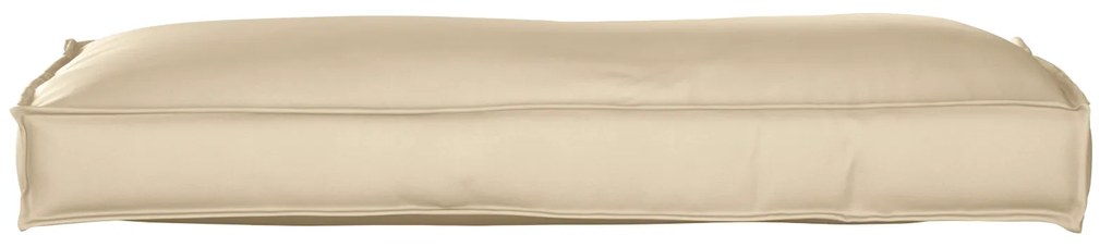 vidaXL Μαξιλάρι Πλάτης Μπεζ 120x40x12 εκ. Ύφασμα Oxford