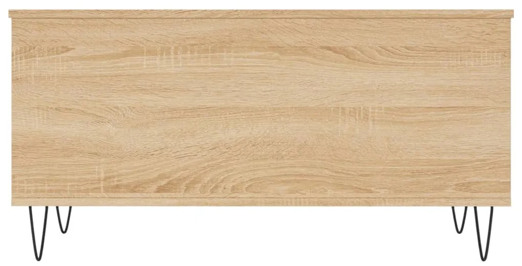 vidaXL Τραπεζάκι Σαλονιού Sonoma Δρυς 90x44,5x45εκ. Επεξεργασμένο Ξύλο