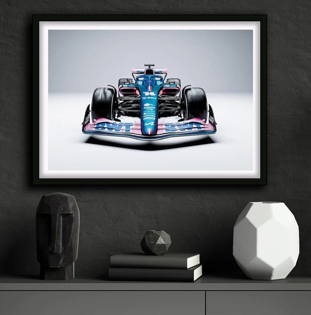 Πόστερ &amp; Κάδρο Fernando Alonso Renault F028 30x40cm Εκτύπωση Πόστερ (χωρίς κάδρο)