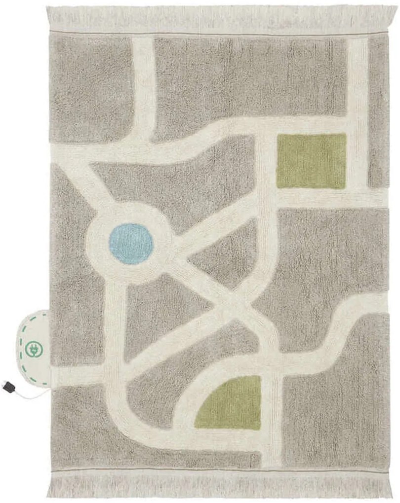 Χαλί Παιδικό EcoCity 120x170cm Grey-Green Lorena Canals 120X170cm