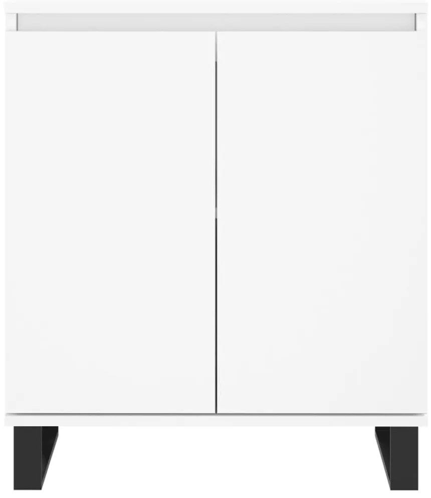 vidaXL Συρταριέρα Λευκή 60 x 35 x 70 εκ. από Επεξεργασμένο Ξύλο