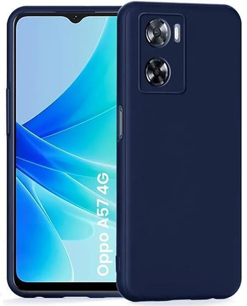 Techwave Matt case for Oppo A57 4G 2022 / A57 5G 2022 navy blue