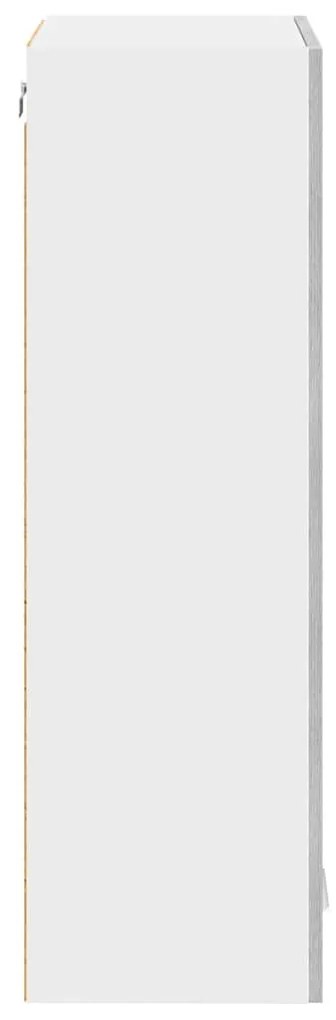 vidaXL Κρεμαστό ντουλάπι με αποθήκευση Γκρίζο Σονομα 60 x 31 x 100 εκ.