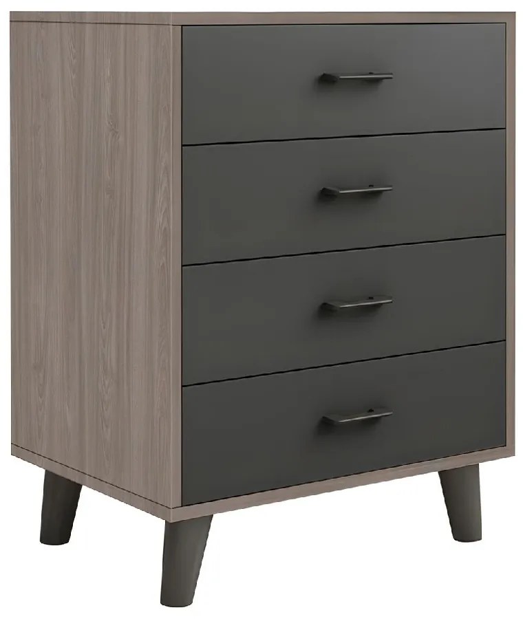 ELIOT ΣΥΡΤΑΡΙΕΡΑ, ΜΕ 4 ΣΥΡΤΑΡΙΑ, ΑΠΟΧΡΩΣΗ SONOMA OAK-GREY