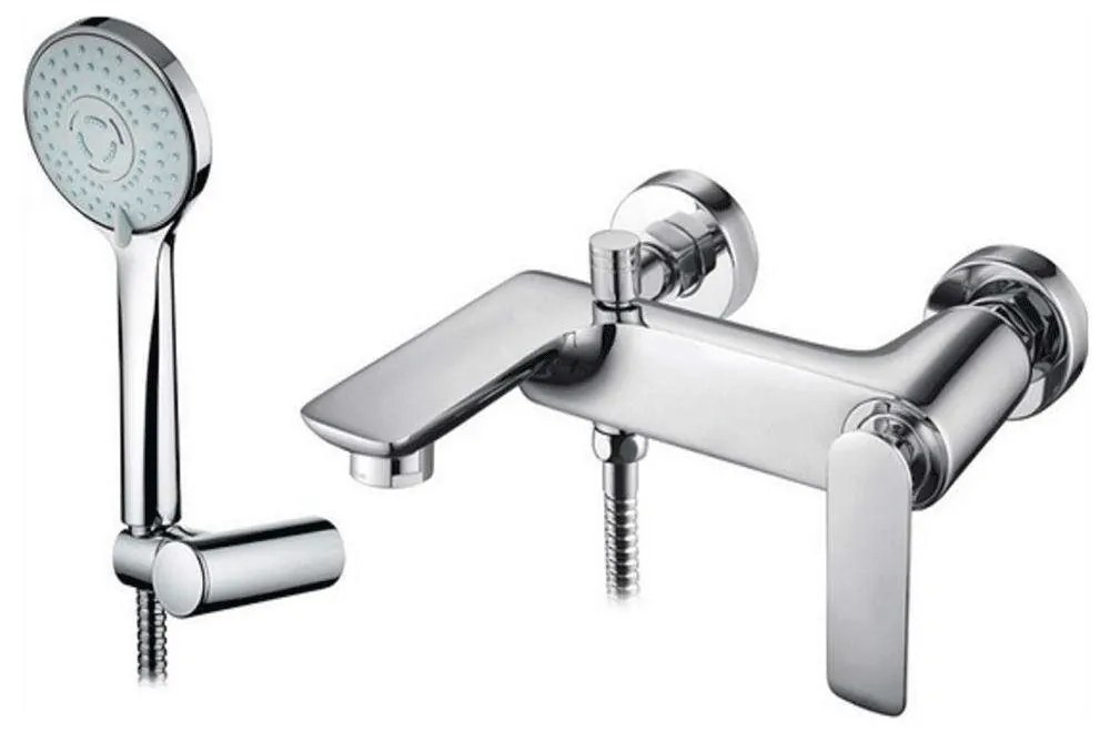 Μπαταρία Μπανιέρας Ermosa 090923901 Chrome Pyramis Μέταλλο