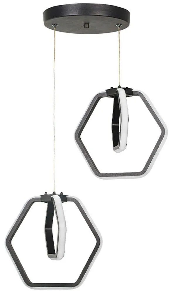 Φωτιστικό Οροφής Holt 0189414 20x20x68cm Led 48W Black Megapap Metal