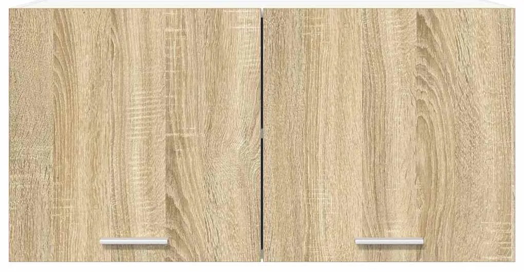 vidaXL Κρεμαστό ντουλάπι με αποθήκευση Δρύς Sonoma 80 x 31 x 40 εκ