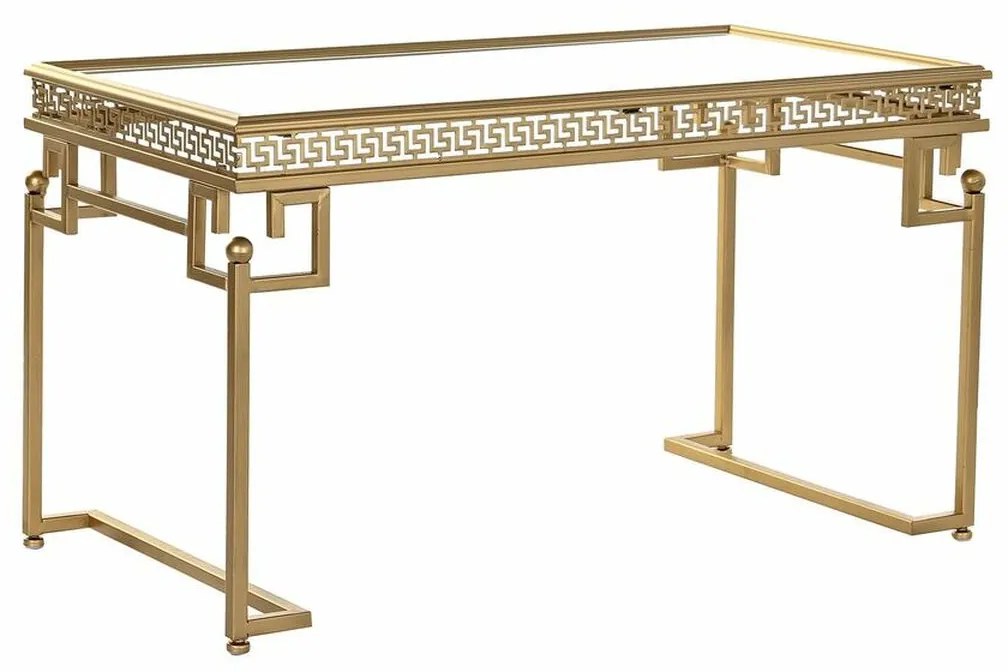 Τραπεζάκι Καφέ DKD Home Decor Καθρέφτης Μέταλλο Αλουμίνιο 85 x 44 x 48 cm