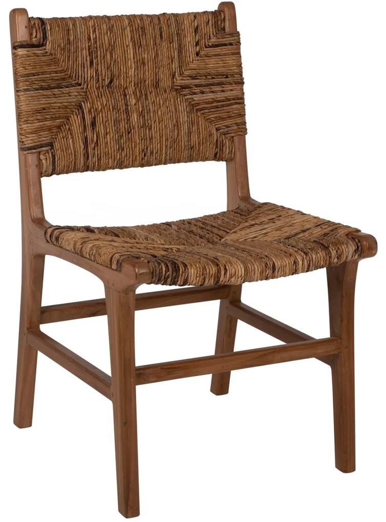 CHAIR  SOLID TEAK NATURAL 51x60.5x88 cm.