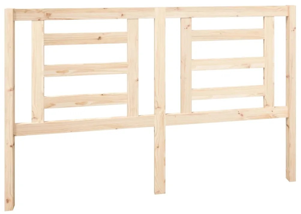 vidaXL Κεφαλάρι Κρεβατιού 156 x 4 x 100 εκ. από Μασίφ Ξύλο Πεύκου