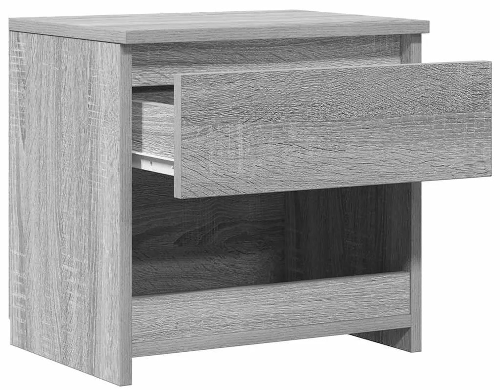 vidaXL Κομοδίνο Γκρι Sonoma 40 x 30 x 39 εκ. από Επεξεργασμένο Ξύλο
