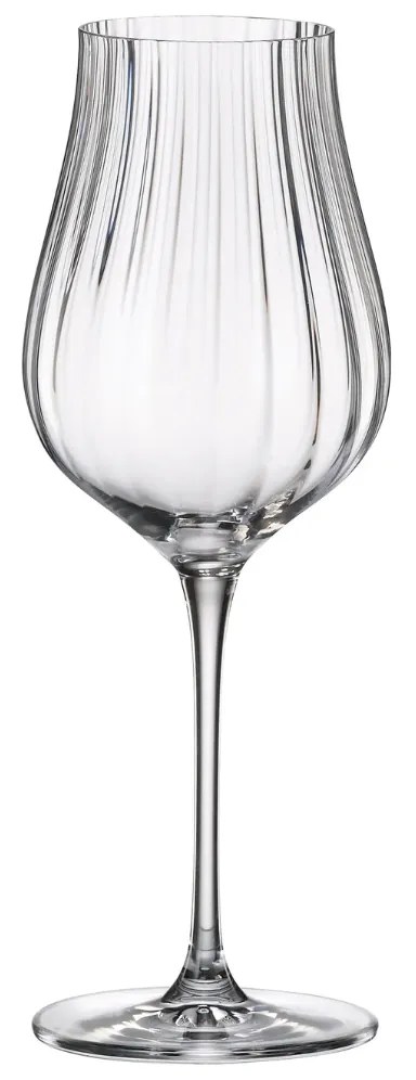 Σετ Κρυστάλλινα Ποτήρια Limosa Optic - Crystal Bohemia  – 24τμχ