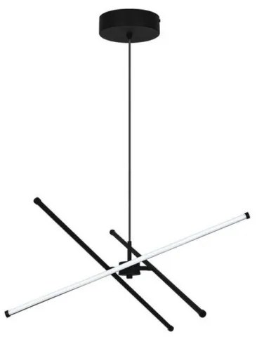 Κρεμαστό Φωτιστικό Οροφής LED 30W Μαύρο Sandy 4307000 Viokef-4307000-Μαύρο 4307000