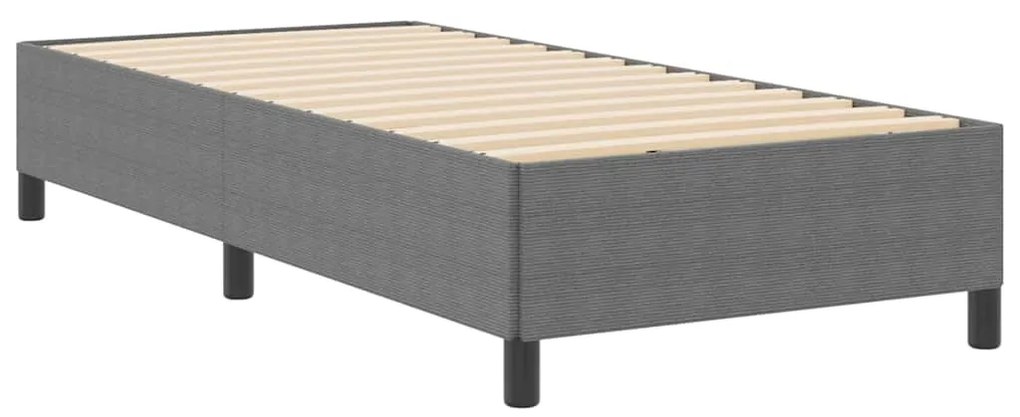 vidaXL Σκελετός Κρεβατιού Ανοιχτό γκρι 80 x 200 cm Βελούδο