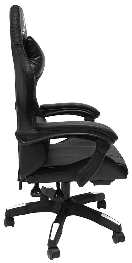 ΠΟΛΥΘΡΟΝΑ GAMING DARREN HM1203.04 ΜΑΥΡΟ-ΛΕΥΚΟ PVC &amp; NYLON 51x49x125Υεκ.