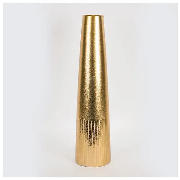 Βάζο Κεραμικό Χρυσό 15x15x61cm 752-20294 Estheti-752-20294-Χρυσό 752-20294