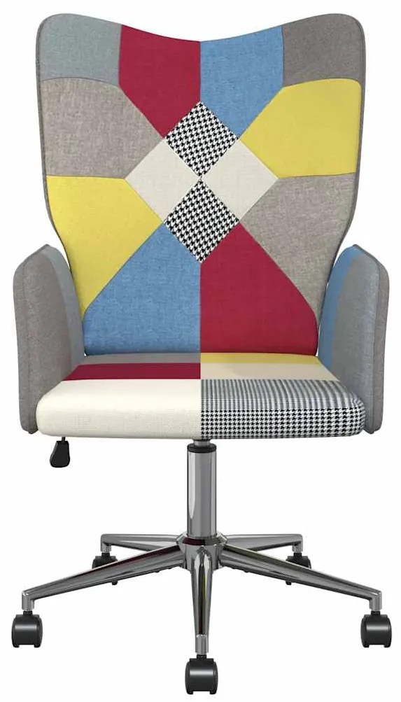 vidaXL Πολυθρόνα Relax Σχέδιο Patchwork Υφασμάτινη