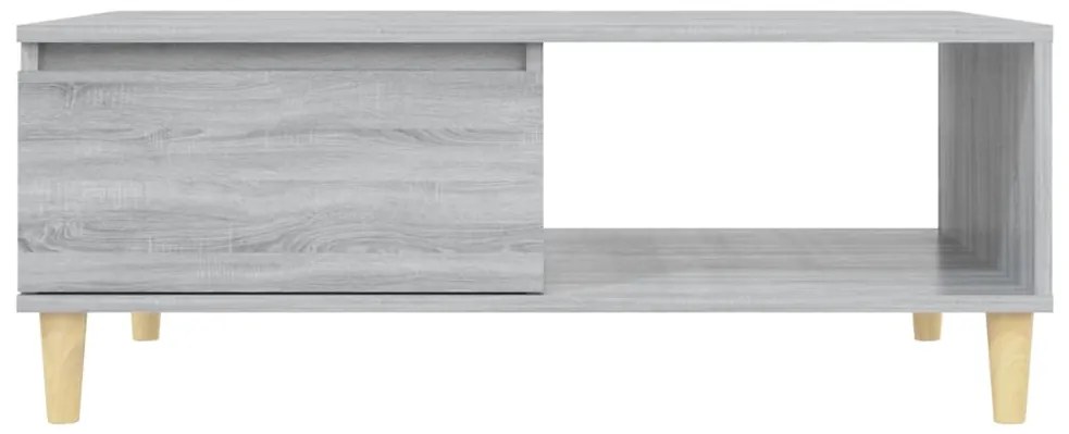 vidaXL Τραπεζάκι Σαλονιού Γκρι Sonoma 90x60x35 εκ. Επεξεργασμένο Ξύλο