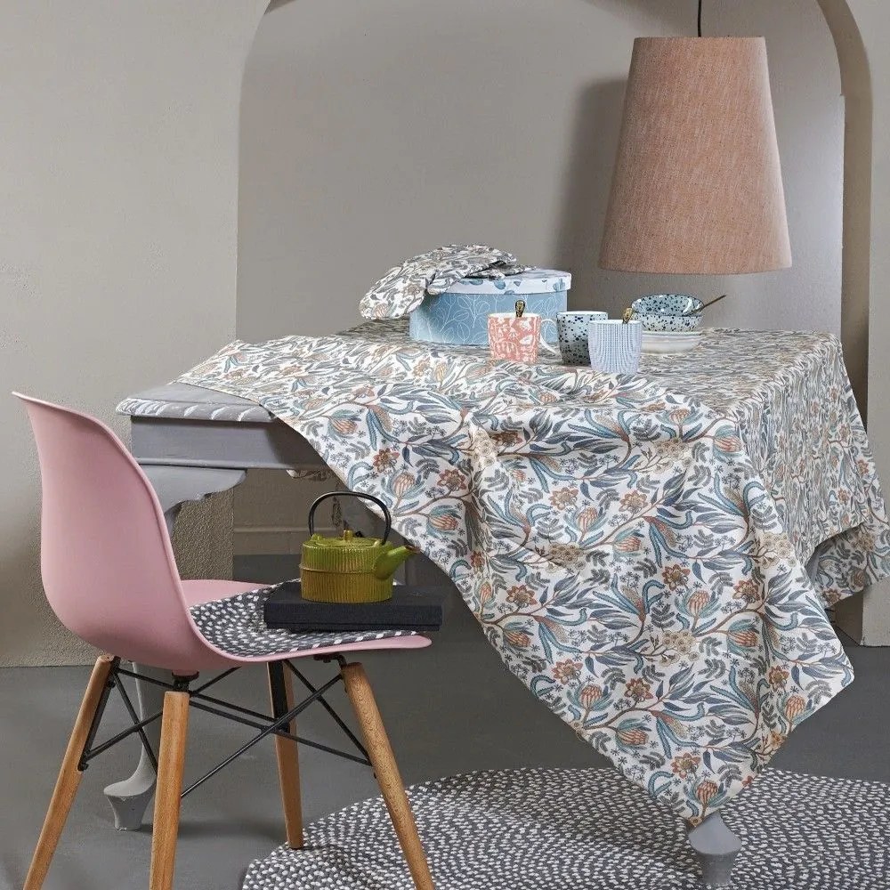 Τραπεζομάντηλο India Multi Kentia 160X160 Cotton-Polyester