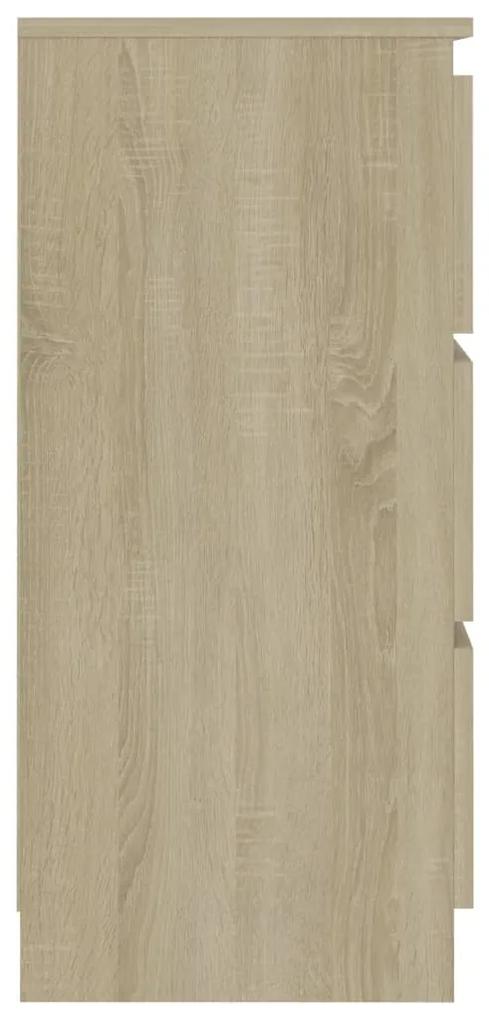 vidaXL Συρταριέρα Sonoma Δρυς 60 x 35 x 76 εκ. Επεξεργασμένο Ξύλο