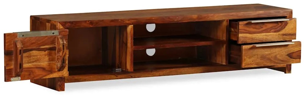 vidaXL Έπιπλο Τηλεόρασης 120 x 30 x 30 εκ. από Μασίφ Ξύλο Ακακίας