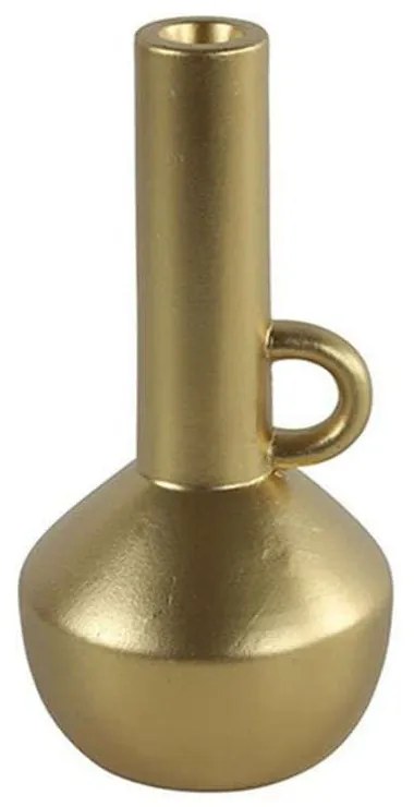 Κηροπήγιο Κεραμικό 013.786281 12x23cm Gold Ceramic