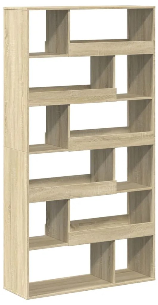 vidaXL Βιβλιοθήκη/Διαχωριστικό Χώρου Δρυς 100x33x187,5 εκ. Επεξ. Ξύλο