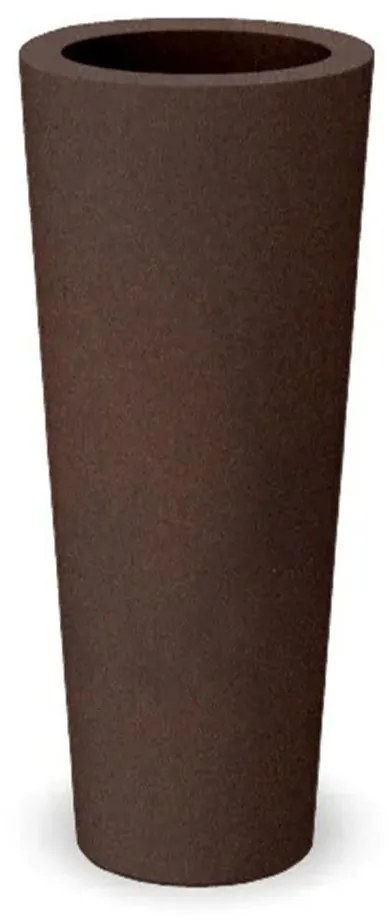 Κασπώ Ficus 80 JDNFC080ZXNW Φ29x79cm 22,5lt Bronze New Garden Πολυαιθυλένιο