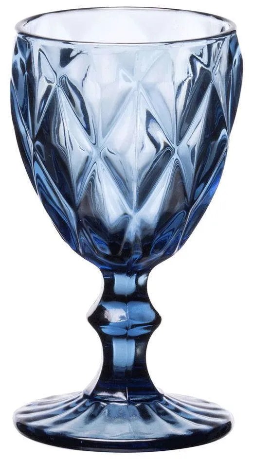 Ποτήρι Κρασιού Kare 52.701.54 230ml Blue Cryspo Trio Glass