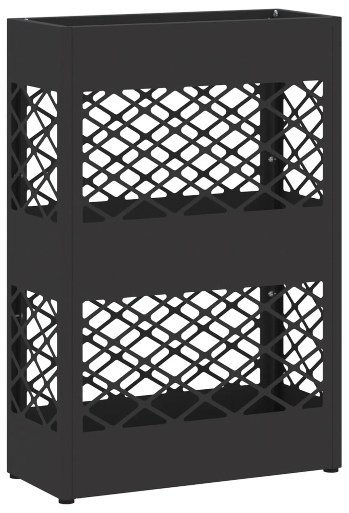 vidaXL Σταντ Ομπρέλας Μαύρο - 28x12x41 εκ. Χάλυβας