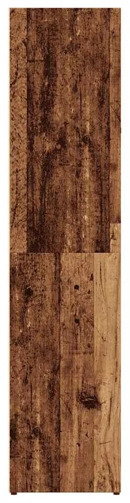 ντουλάπι βιβλίων Παλιό ξύλο 66x30x130 cm Κατασκευασμένο ξύλο - Καφέ