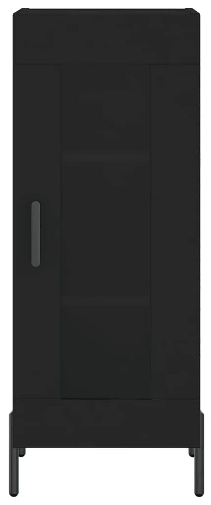 vidaXL Ντουλάπι Μαύρο 34,5 x 34 x 90 εκ. από Επεξεργασμένο Ξύλο